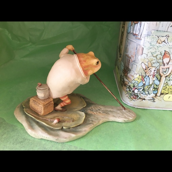 *Rare* Beatrix Potter Jeremy Fisher Figurine - Picture 2 of 10